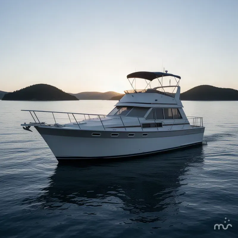 Slide: The Image of Bayliner 3870 Motoryacht 1984 - 1