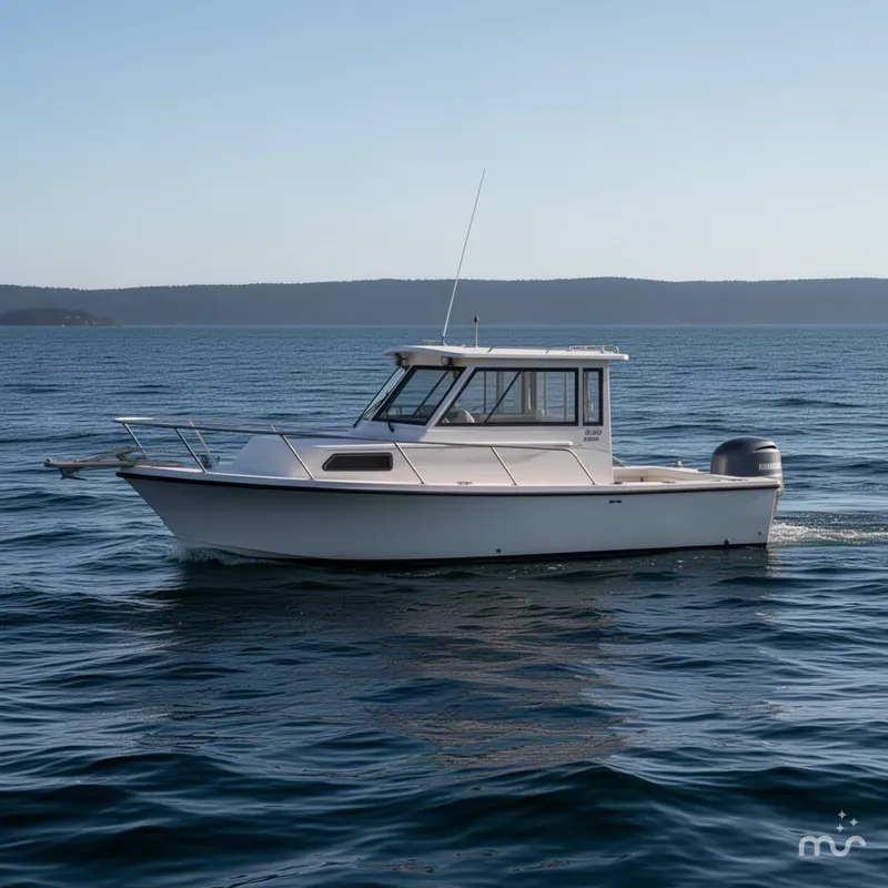 Slide: The Image of Parker Marine 2520 Sport Cabin 1994 - 2
