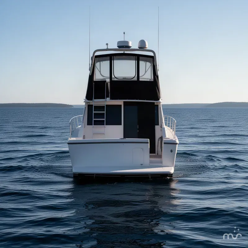 Slide: The Image of Bayliner 3988 Command Bridge Motoryacht 1997 - 1