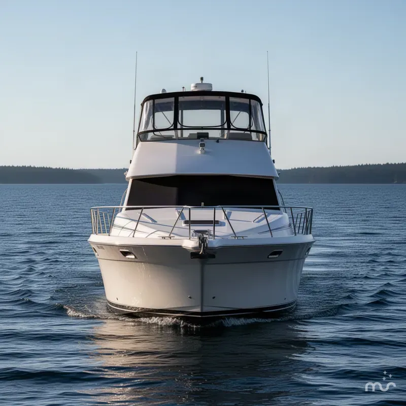 Slide: The Image of Bayliner 3988 Command Bridge Motoryacht 1997 - 2