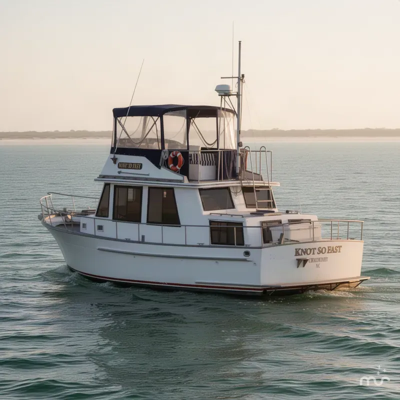 Slide: The Image of Marine Trader 34 Double Cabin 1982 - 1