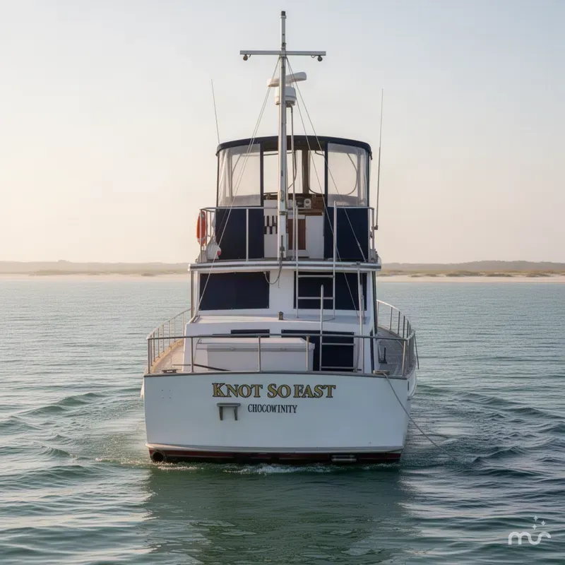 Slide: The Image of Marine Trader 34 Double Cabin 1982 - 2