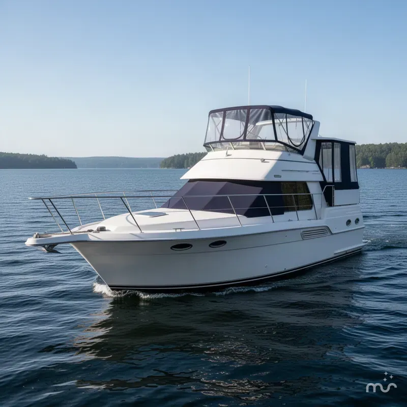 Slide: The Image of Carver Yachts 326 Aft Cabin Motor Yacht 2000 - 1