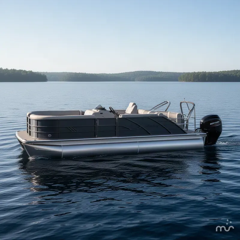 Slide: The Image of Bentley Pontoons Elite 223 Swingback Dual Capt XLP3 Chassis 2027 - 2