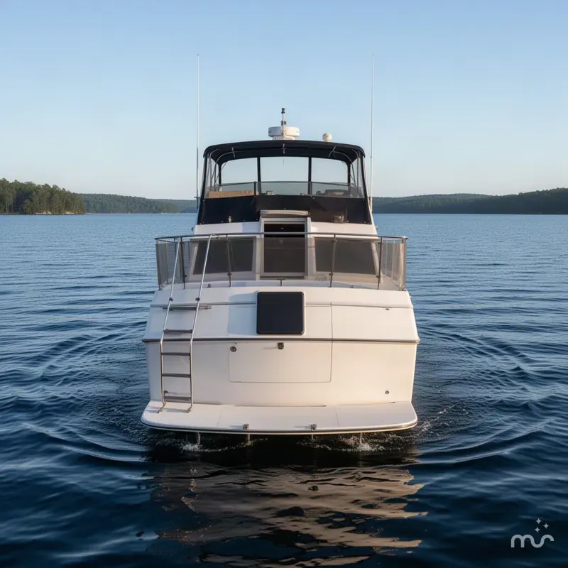 Slide: The Image of Carver Yachts 3607 Aft Cabin Motor Yacht 1989 - 3