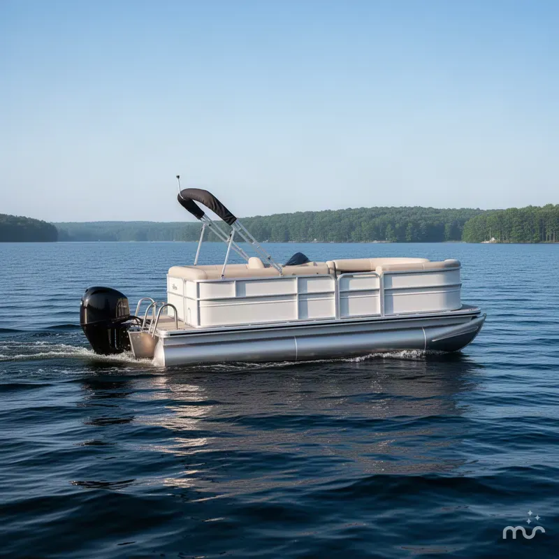The Image of Sun Tracker Party Barge 16 DLX 2027 - 0