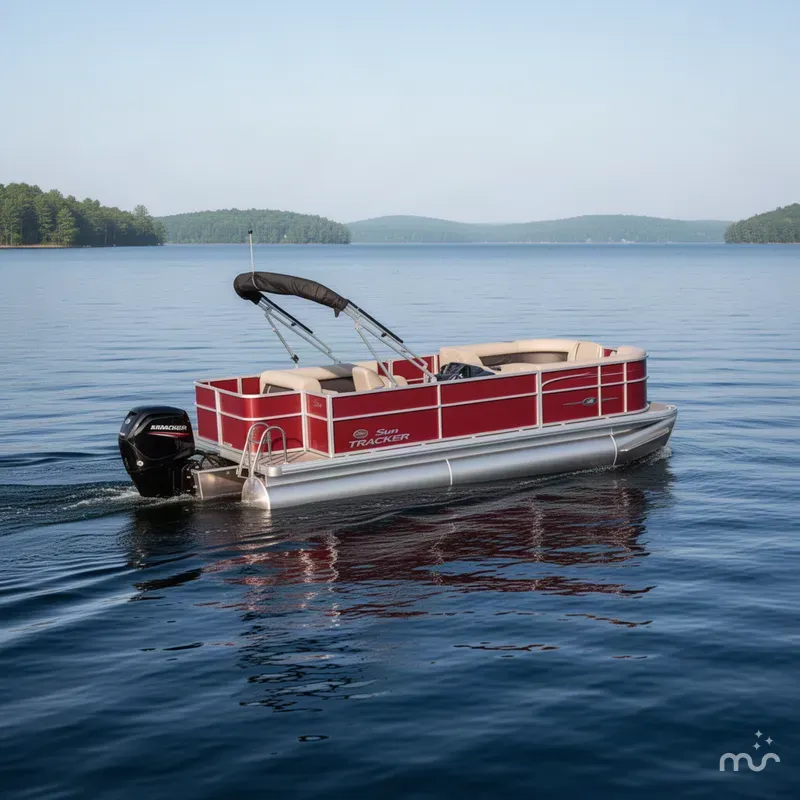 The Image of Sun Tracker Party Barge 18 DLX 2027 - 0