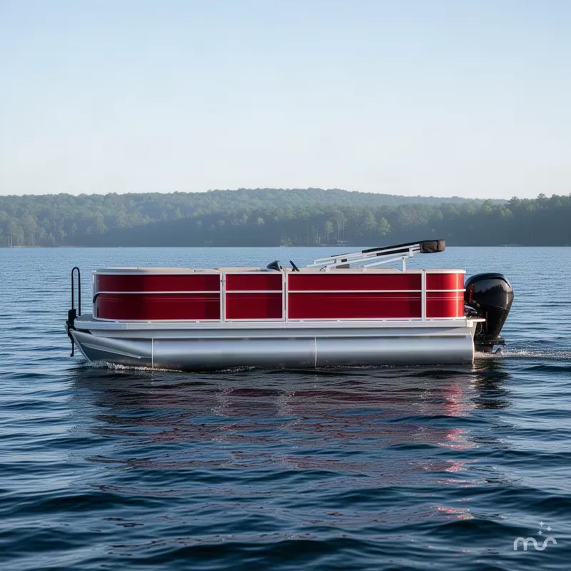 Slide: The Image of Sun Tracker Party Barge 18 DLX 2027 - 1
