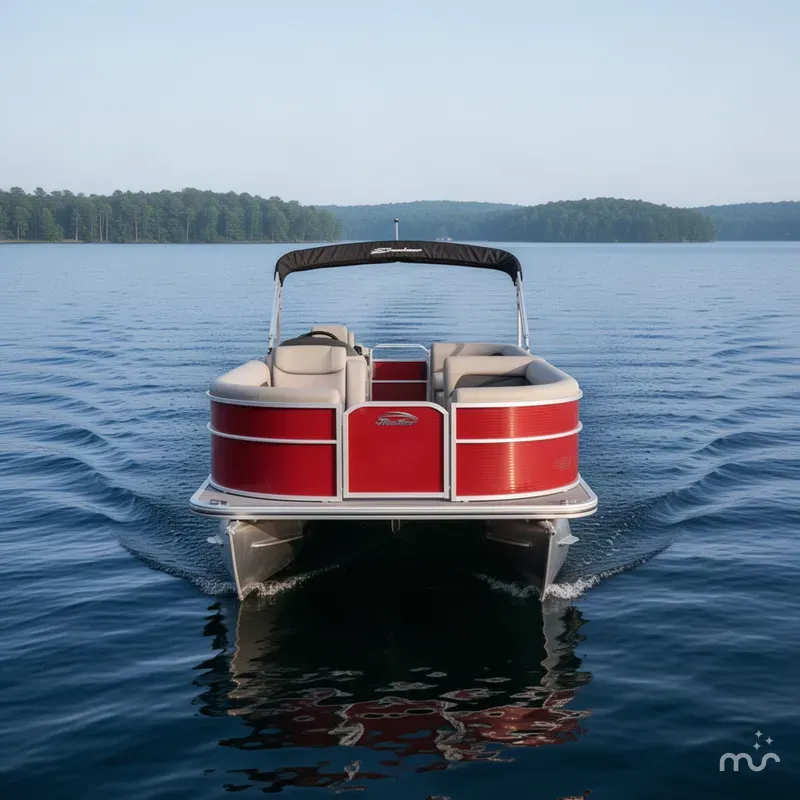 Slide: The Image of Sun Tracker Party Barge 18 DLX 2027 - 2