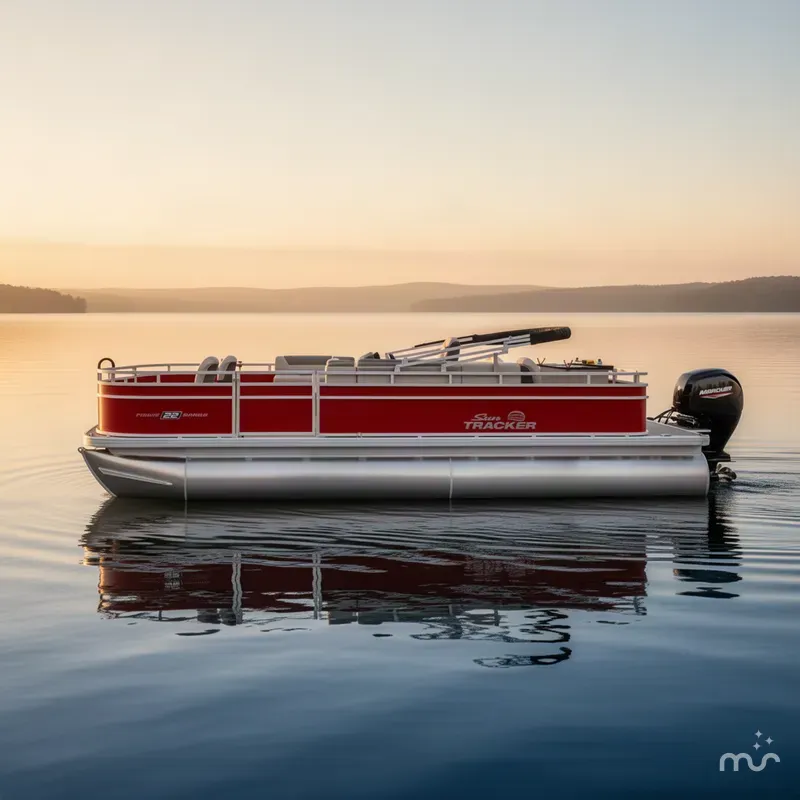 Slide: The Image of Sun Tracker Fishin' Barge 22 DLX 2027 - 1