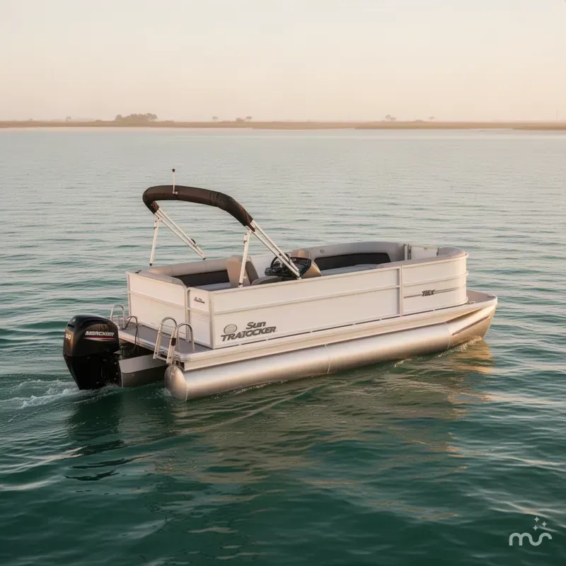 The Image of Sun Tracker Party Barge 16 DLX 2027 - 0