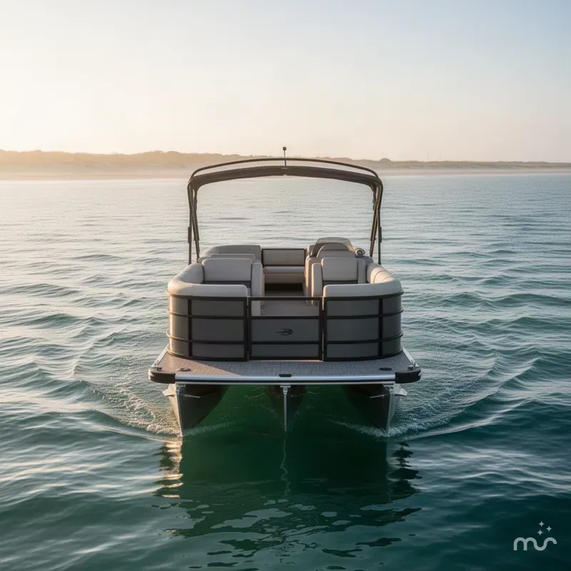 Slide: The Image of Bentley Pontoons Legacy 223 Swingback 2027 - 1