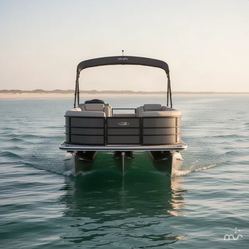 Slide: The Image of Bentley Pontoons Legacy 223 Swingback 2027 - 2