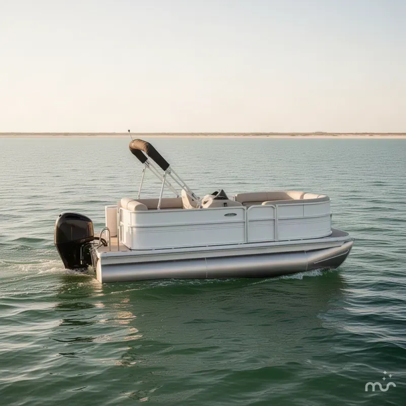 The Image of Sun Tracker Party Barge 16 DLX 2027 - 0