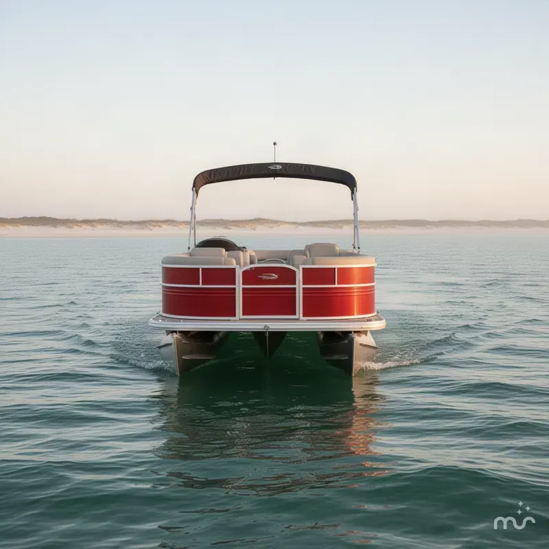 Slide: The Image of Sun Tracker Party Barge 22 DLX 2027 - 1