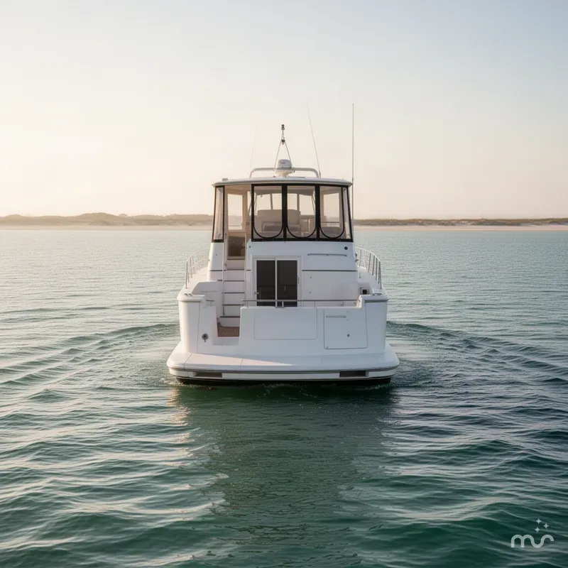Slide: The Image of Carver Yachts 444 Cockpit Motor Yacht 2003 - 1