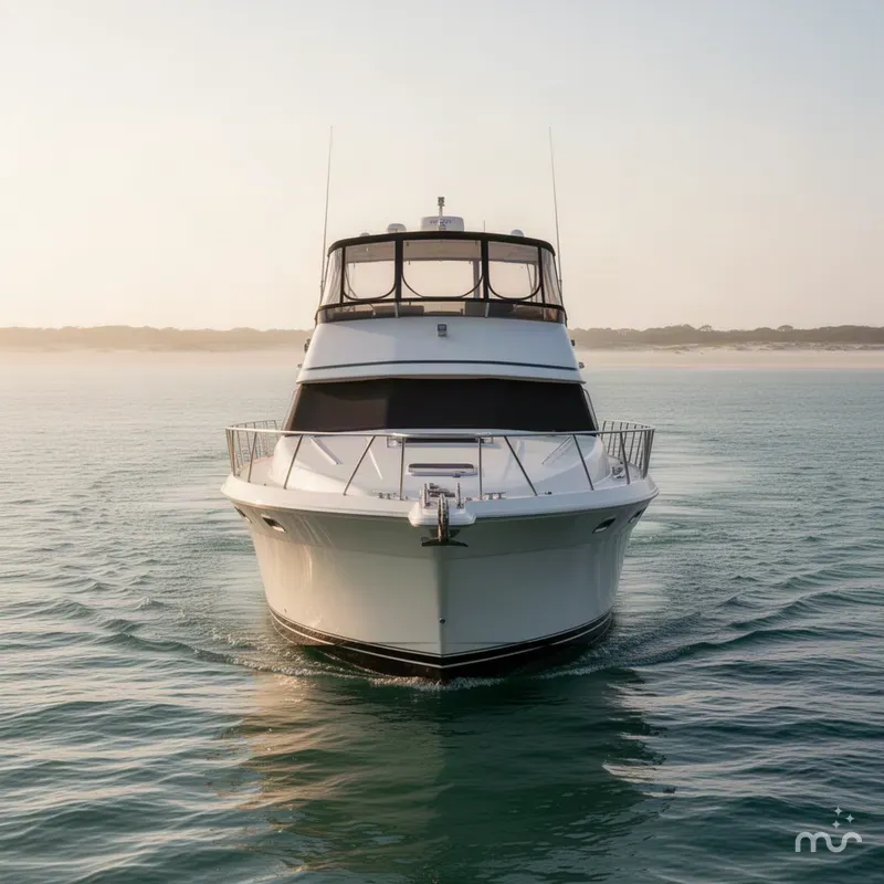 Slide: The Image of Carver Yachts 444 Cockpit Motor Yacht 2003 - 2