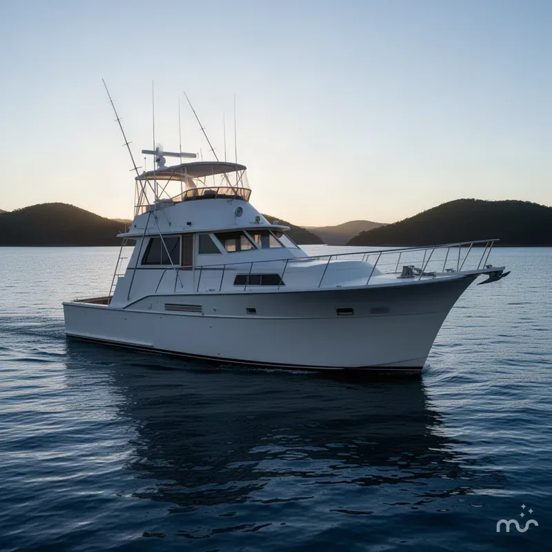 The Image of Hatteras 53 Yacht Fisherman 1979 - 0