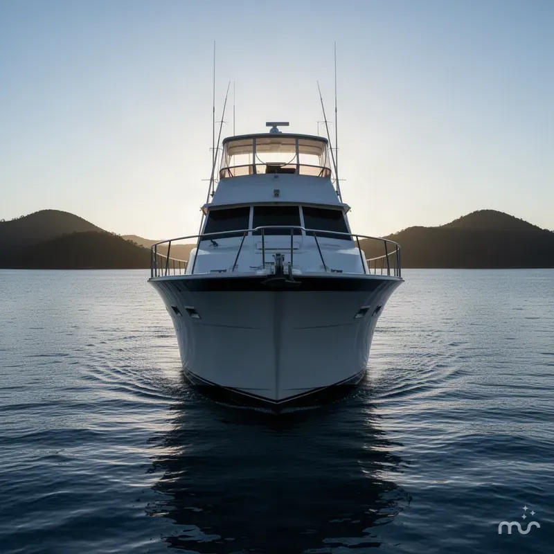 Slide: The Image of Hatteras 53 Yacht Fisherman 1979 - 2