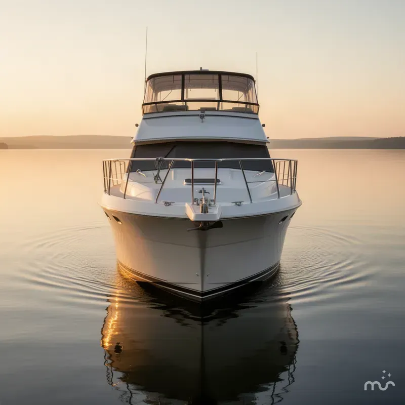 Slide: The Image of Carver Yachts 370 Aft Cabin Motoryacht 1996 - 1