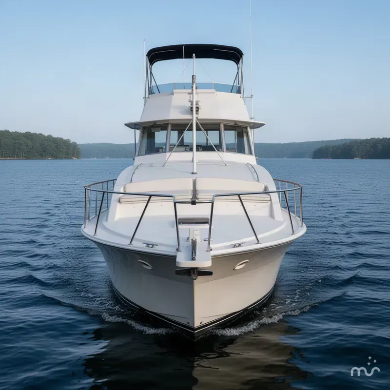 Slide: The Image of Bertram 42 Flybridge Motor Yacht 1974 - 1