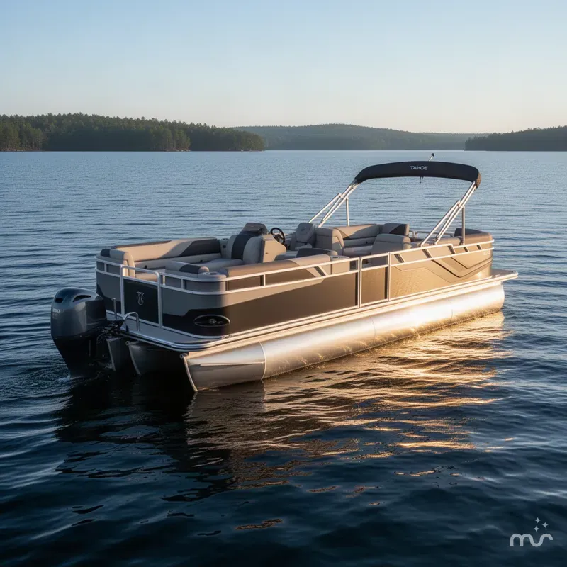 Slide: The Image of Tahoe Sport 2380 Quad Lounge & Honda 4-Stroke EFI 2027 - 2
