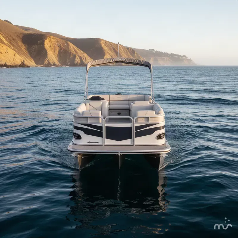 Slide: The Image of Avalon Venture Cruise Rear Bench - 21 FT w/ 150HP Mercury! 2026 - 1