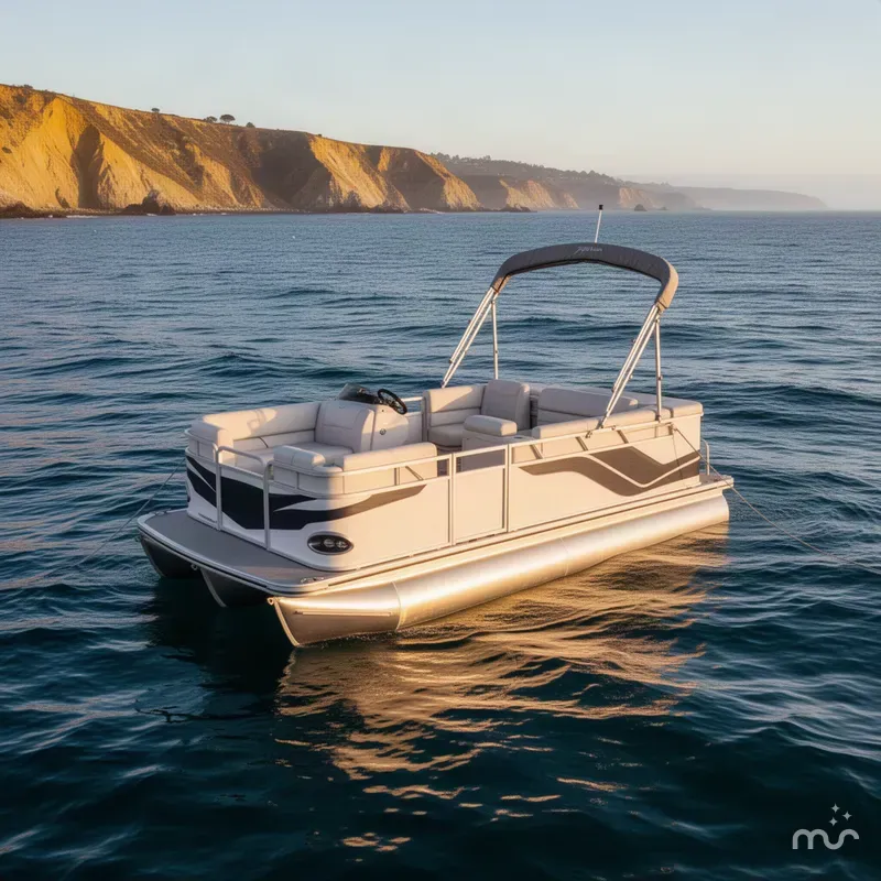Slide: The Image of Avalon Venture Cruise Rear Bench - 21 FT w/ 150HP Mercury! 2026 - 2