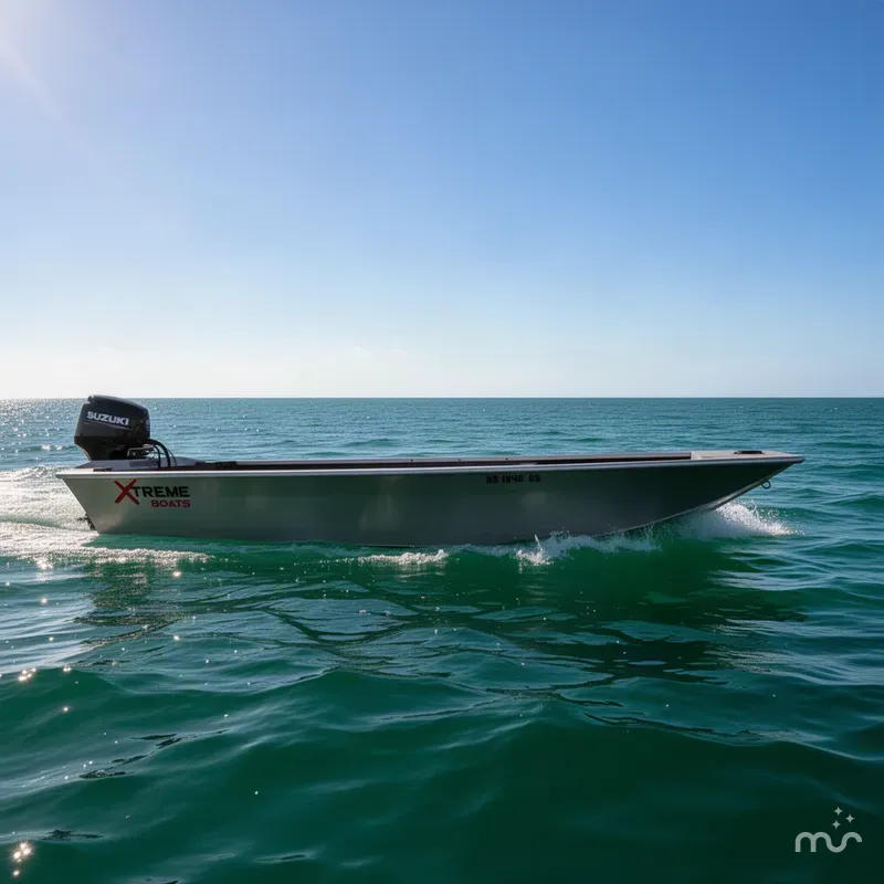 Slide: The Image of Xtreme Boats River Skiff 1648 WITH SUZUKI 60 2027 - 2
