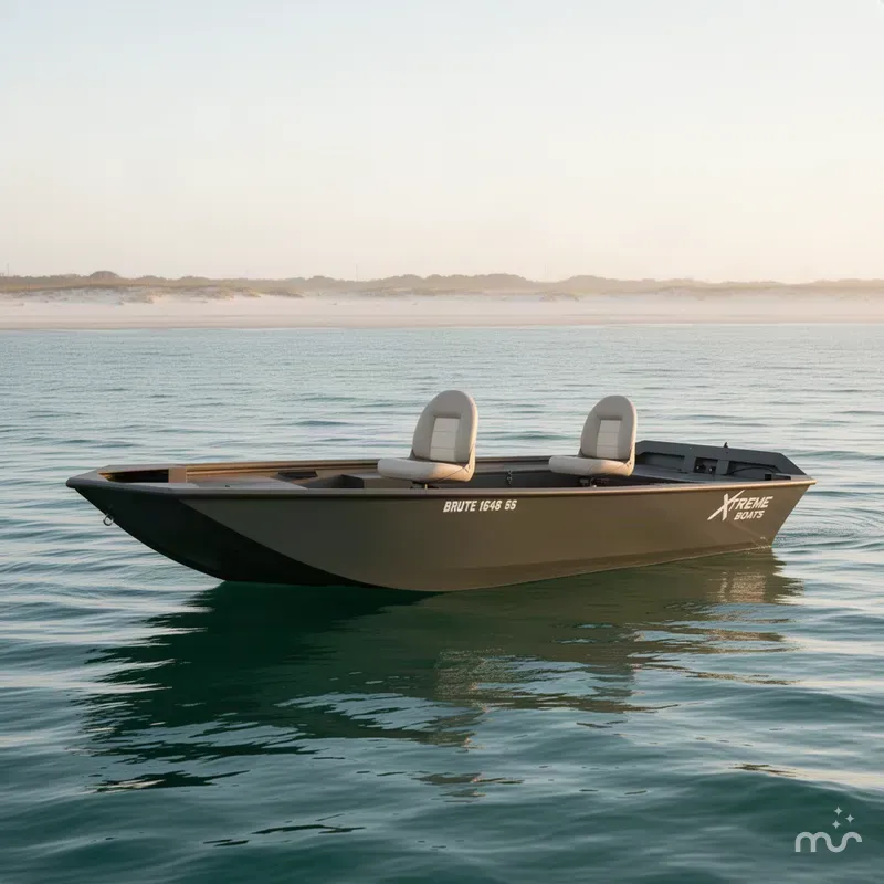 Slide: The Image of Xtreme Boats Brute Series 1648 WITH SUZUKI 60 2027 - 2