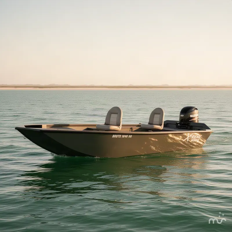 Slide: The Image of Xtreme Boats Brute Series 1648 WITH SUZUKI 60 2027 - 2