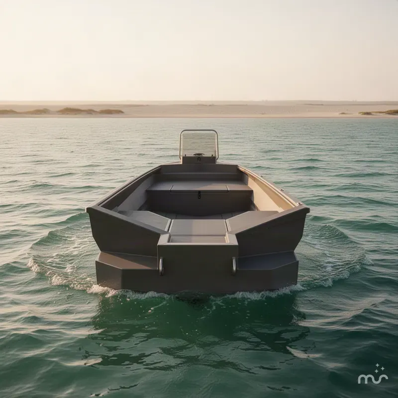 Slide: The Image of Reaper Boats 553 Step Transom 2027 - 2