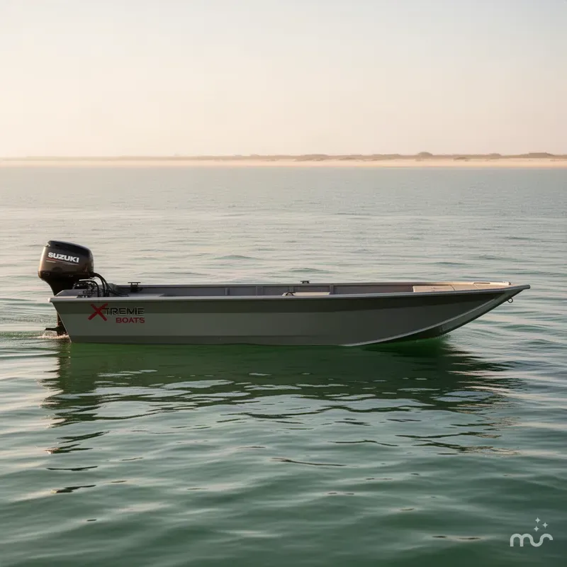 Slide: The Image of Xtreme Boats River Skiff 1648 WITH SUZUKI 60 2027 - 2