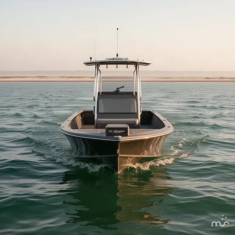 Slide: The Image of Reaper Boats 656 Step Transom 2027 - 2