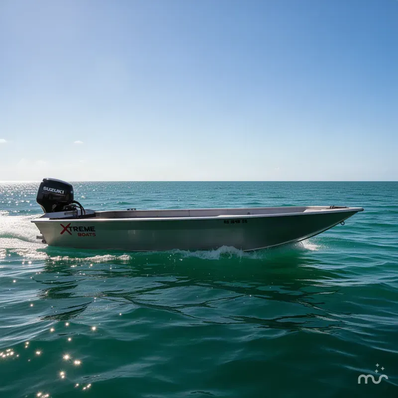 Slide: The Image of Xtreme Boats River Skiff 1648 WITH SUZUKI 60 2027 - 2