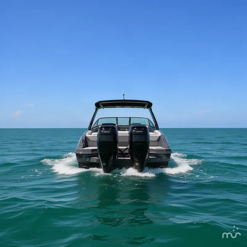Slide: The Image of Cruisers 338 Outboard 2020 - 2