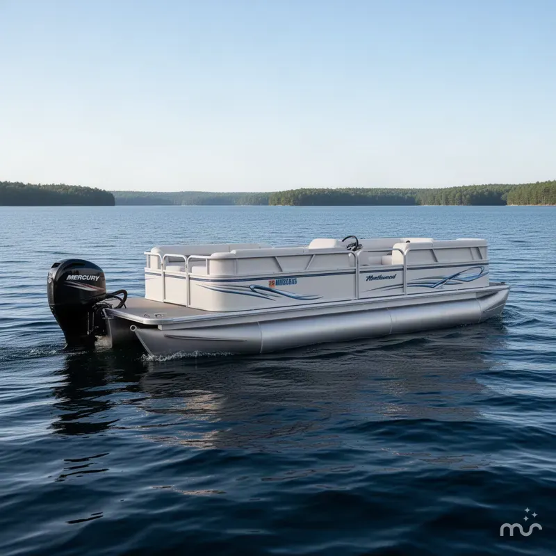 Slide: The Image of Northwood 2023 Aurora & 40HP Mercury 4Stroke 2008 - 1