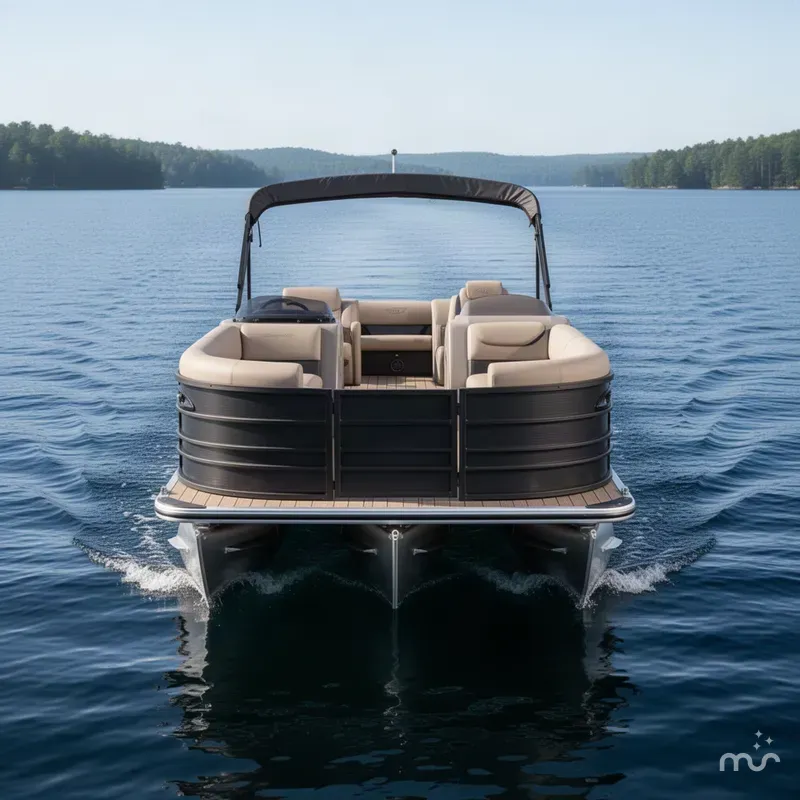 Slide: The Image of Bentley Pontoons Legacy 220 Swingback & Honda 4-Stroke EFI 2027 - 1