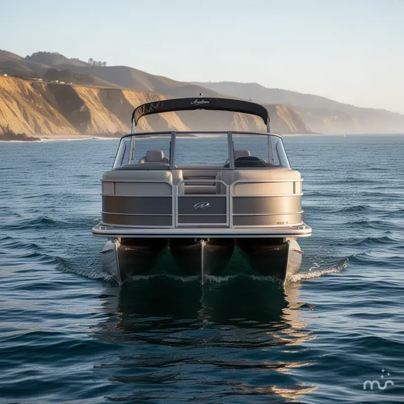 Slide: The Image of Avalon 23' Venture 85 Platinum Elite Windshield w/ 150HP Mercury! 2027 - 1