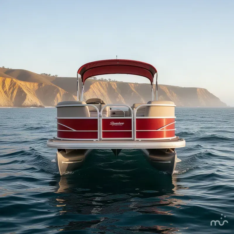 Slide: The Image of Sun Tracker PARTY BARGE 20 DLX w/ 90HP Mercury! 2016 - 2