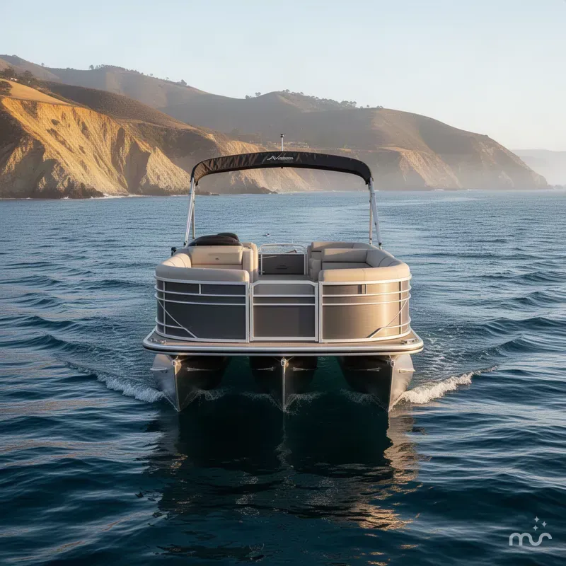 Slide: The Image of Avalon 25' Venture 85 Quad Lounge w/ 150HP Mercury! 2027 - 1