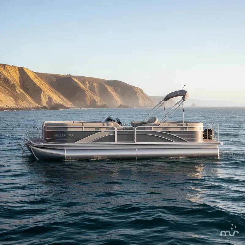 Slide: The Image of Avalon 25' Venture 85 Quad Lounge w/ 150HP Mercury! 2027 - 2