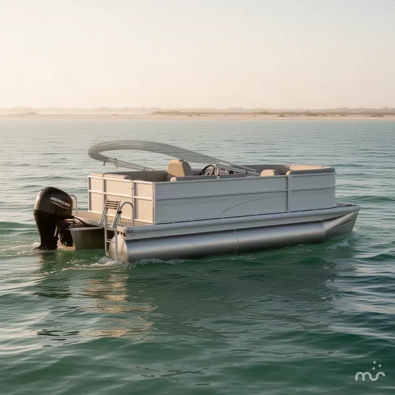 The Image of Sun Tracker Party Barge 16 DLX 2027 - 0