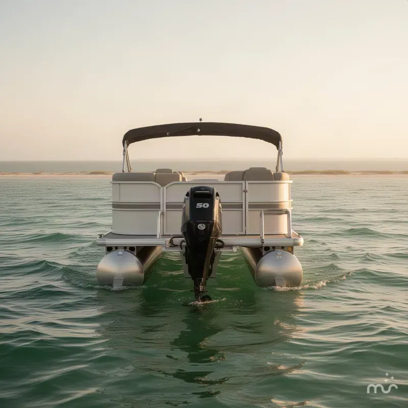 Slide: The Image of Sun Tracker Party Barge 16 DLX 2027 - 2