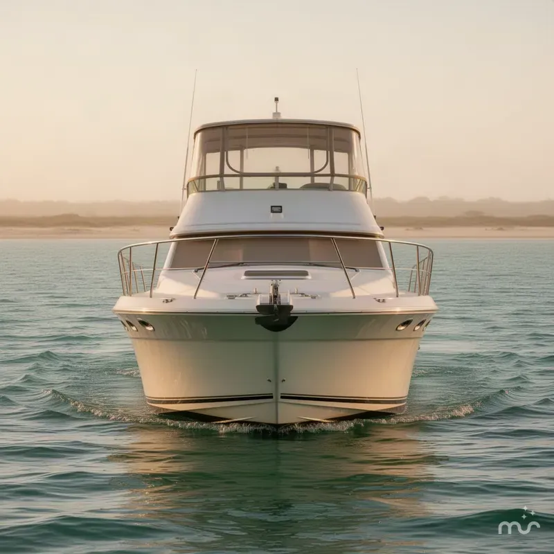Slide: The Image of Sea Ray 440 Aft Cabin 1989 - 1