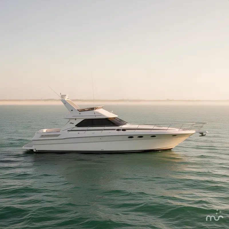 Slide: The Image of Sea Ray 440 Aft Cabin 1989 - 2