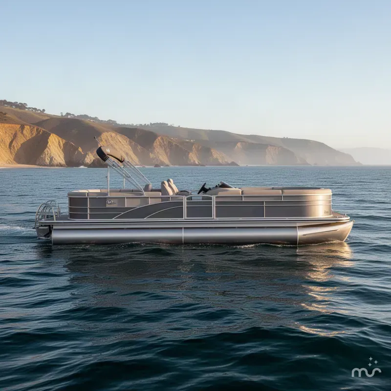Slide: The Image of Avalon 25' LSZ Platinum Quad Lounge Shift w/ 250HP Mercury Verado! 2027 - 2