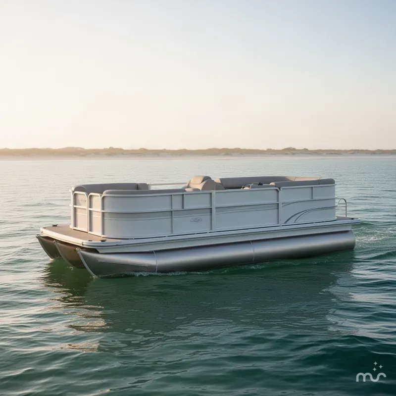 The Image of Sun Tracker Party Barge 16 DLX 2027 - 0