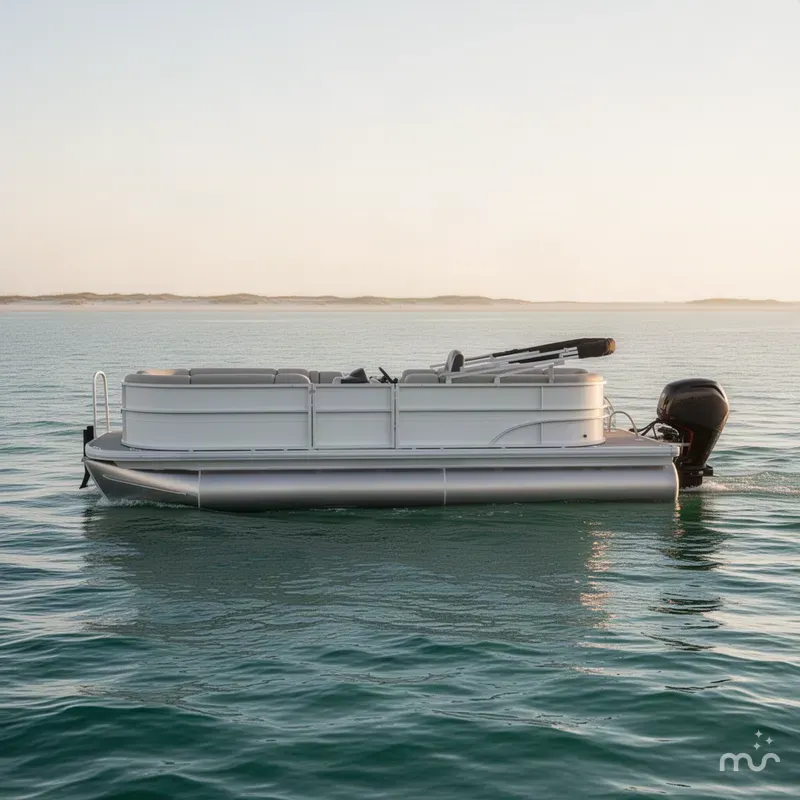 Slide: The Image of Sun Tracker Party Barge 20 DLX 2027 - 1