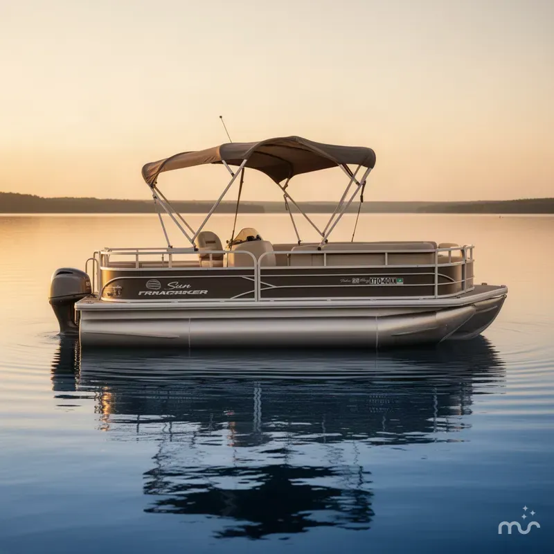 The Image of Sun Tracker Fishin' Barge 22 DLX 2017 - 0